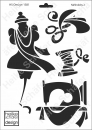Schablone-Stencil A4 132-1581 Nähhobby 2